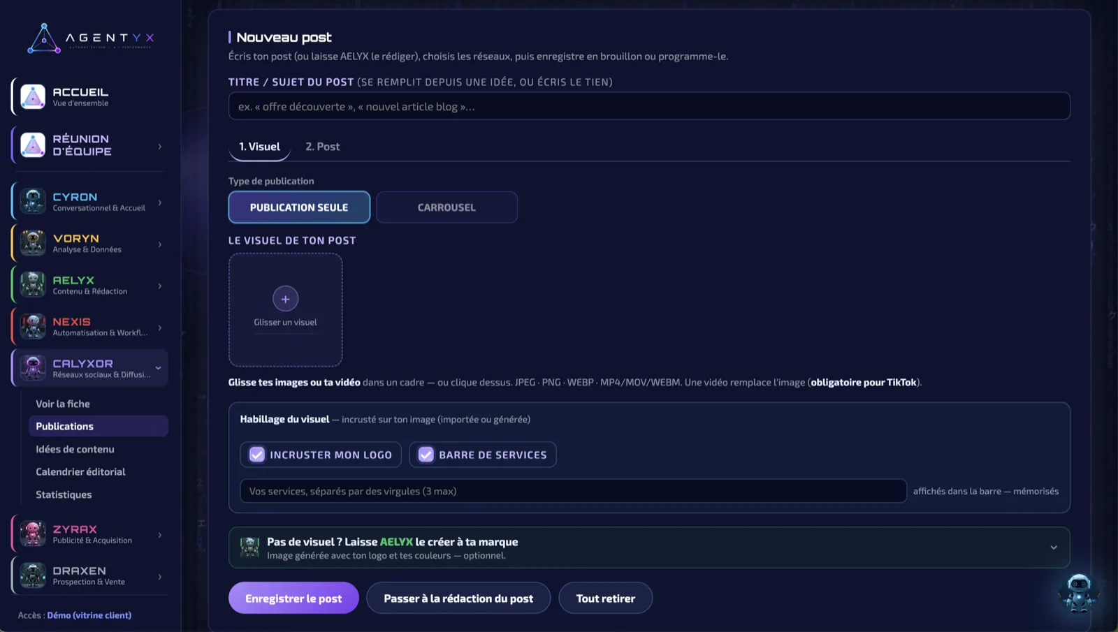 Les réseaux sociaux Agentyx